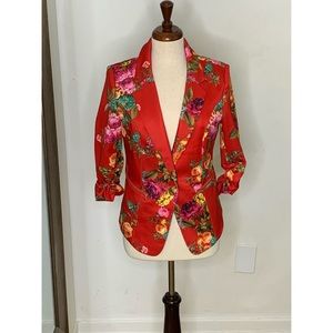 Women’s floral blazer